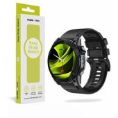 Easy Strap Silicone Watch 20mm Black