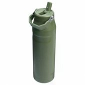 The IceFlow Bottle Flip Straw 2.0 green