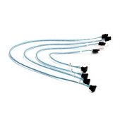 Round SATA cable 0.56 m Blue x4