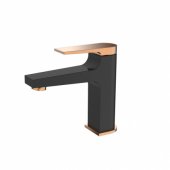 WASHBASIN MIXER MIDNIGHT BLACK/ GOLD