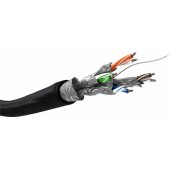 57197 CAT 6 outdoor network cable S/ FTP (PiMF) 100m Black