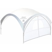 Fastpitch Shelter L side wall with door Silver