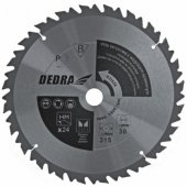 Dedra circular saw 500x30mm 36z. With HM inserts and feed stop