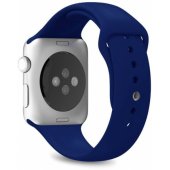 ICON Silicone Band for Apple Watch 42-44 mm, S/ M & M/ L Navy