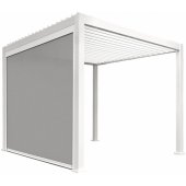 Roller Blind MIRADOR-111 4m White/ Light Grey