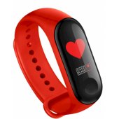 Wave band for Xiaomi Mi Band 3 / Mi Band 4 red