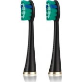 Brush Head Gold Black Whitening 2pcs
