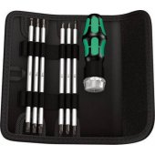 Wera Kraftform Kompakt Vario RA SB, bit set, 7 pieces (black/ green, in