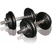 Cast Iron Weight Dumbbells Set with Case 1.5-20 kg