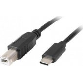 Cable USB-C(M)-USB-B(M) 3m Black