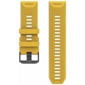 26mm Yellow Silicone Band
