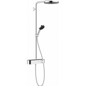 Pulsify Showerpipe 260 1jet with ShowerTablet Select 400 Chrome
