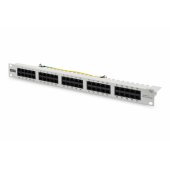 Patch panel 1U 50x RJ45 LSA Grey