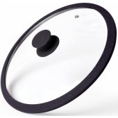 9920 Arcades Galss Lid 28 cm Dark Grey
