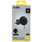 Circle Car Holder Magsafe 15W Black