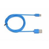 Cable USB-A - USB-C 2A Blue 1m