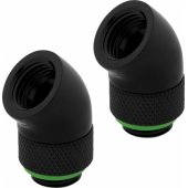 Hydro X Series 45° Rotary Adapter Twin Pack Black CX-9055002-WW