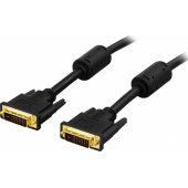 DVI-D to DVI-D 1m Black