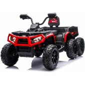 Quad ATV 6 Wheels With Trailer JC606 24V 4x4 Red