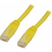 Patch Cable U / UTP Cat5e 0,5m Yellow