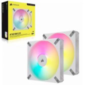 iCUE AF140 RGB Elite 140 mm PWM Dual Fan Kit CO-9050160-WW White