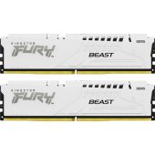 Fury Beast White 2x32GB DDR5 6400MHZ UDIMM KF564C32BWEK2-64