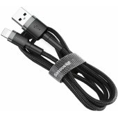 CALKLF-AG1 Cafule Cable Lightning QC3.0 2.4A, 0.5m Grey