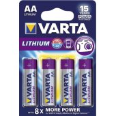 Lithium AA 4pcs
