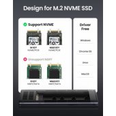 SSD M.2 USB 3.2 CM400 10902 USB-C + 0.5m cable Silver