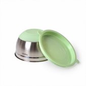 Bowl 16x10 cm/ 1500 ml Green Steel
