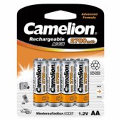 Rechargeable Batteries Ni-MH AA (R06), 2700 mAh, 4-pack