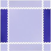 Ramp Pieces for Puzzle Mat Simple Blue (2 pcs)