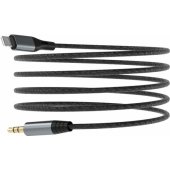 Audio cable Lightning to mini jack 3.5mm Gray