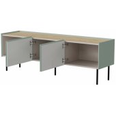 FELLINI 150x40x52 Olive + Oiled Oak Top
