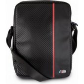 "Tablet Bag (10")" Carbon / Red Stripe