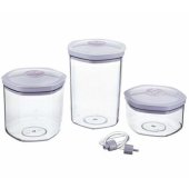 46110 Vacuum Canister 3pcs Round