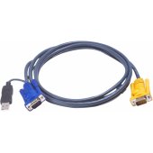 2L-5202UP USB KVM Cable with 3 in 1 SPHD and built-in PS/ 2 to USB 1.8m