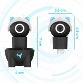 Playcam 1080 2in1 HD Mini Camera For Nintendo Switch Blue