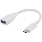 Adapter USB 3.1 C / USB-A 3.1 (F) 0.15m White
