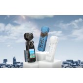 Silicone protective case + lens cover for Insta360 X4 black