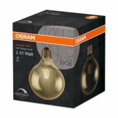 BULB LED G125 6.5W E27 824 FL GL 650L DM