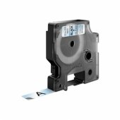 D1 Tape 12mm black/ transparent