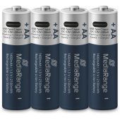 Rechargeable Li-Ion AA 1.5V 1400mAh 4pcs