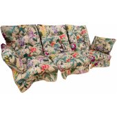 AMAZONIA 108x56x10cm 3pcs Flowers Beige