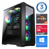 Ryzen 5 5500 16GB 500SSD RX580 8GB W11Home