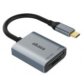 AK-CR-10BK USB-C Black/ Silver