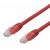 Patch cable U/ UTP Cat6a LSZH 0.3m red