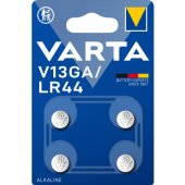 V13GA/ LR44 Alkaline 4pcs