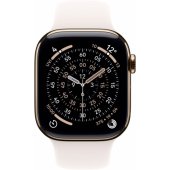 Watch Series 11 Cellular 42mm Gold Titanium / Light Blush Sport M/ L