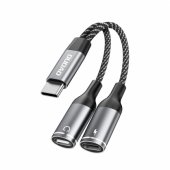 Adapter L13C+ 2in1 USB-C Grey